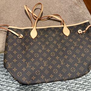 Louis Vuitton Brown Monogram Tote Bag